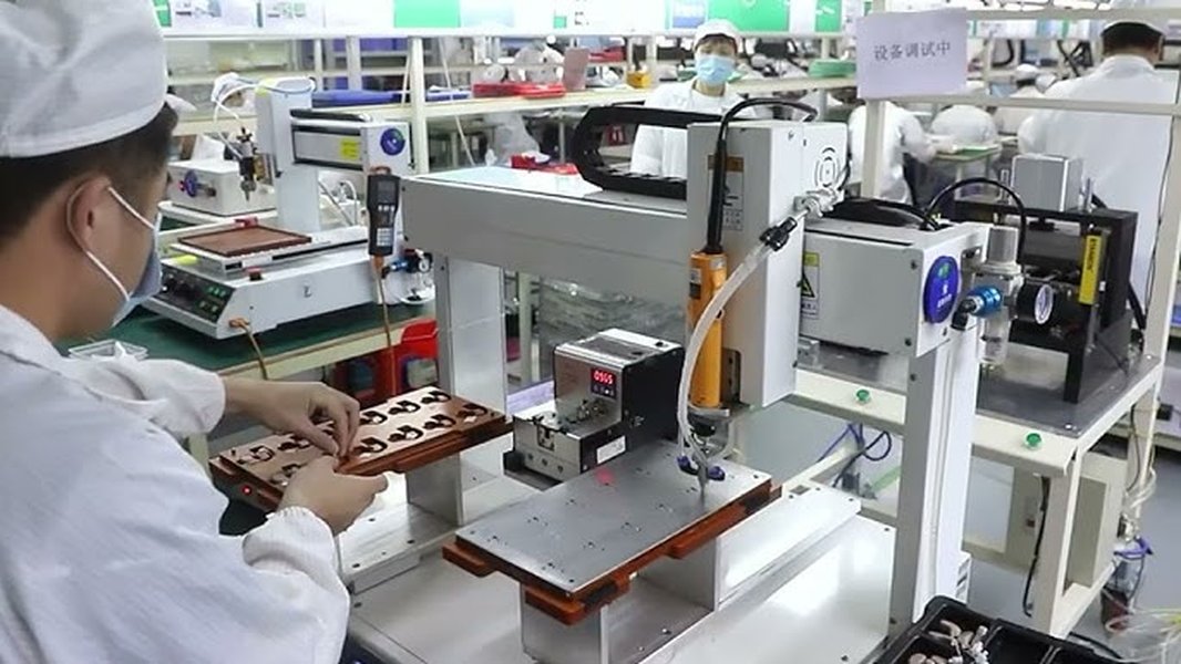 hearing aid factory production line
