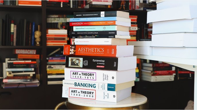 philosophical books and academic library