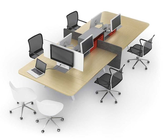 collaborative work desk