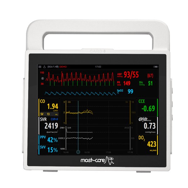 MostCare Up monitor for hemodynamic monitoring