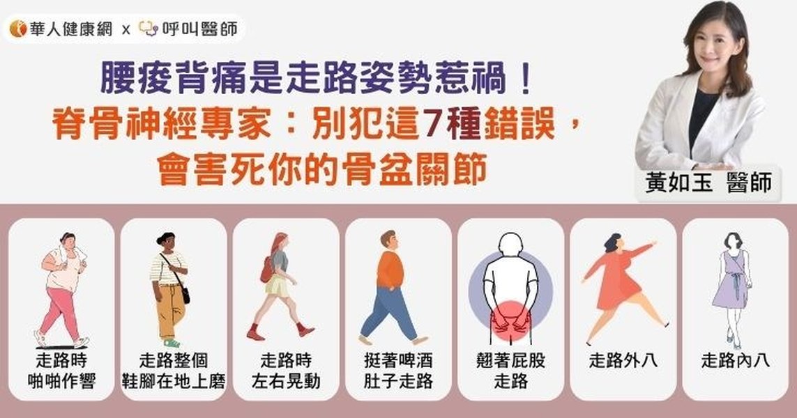正確走路姿勢要點