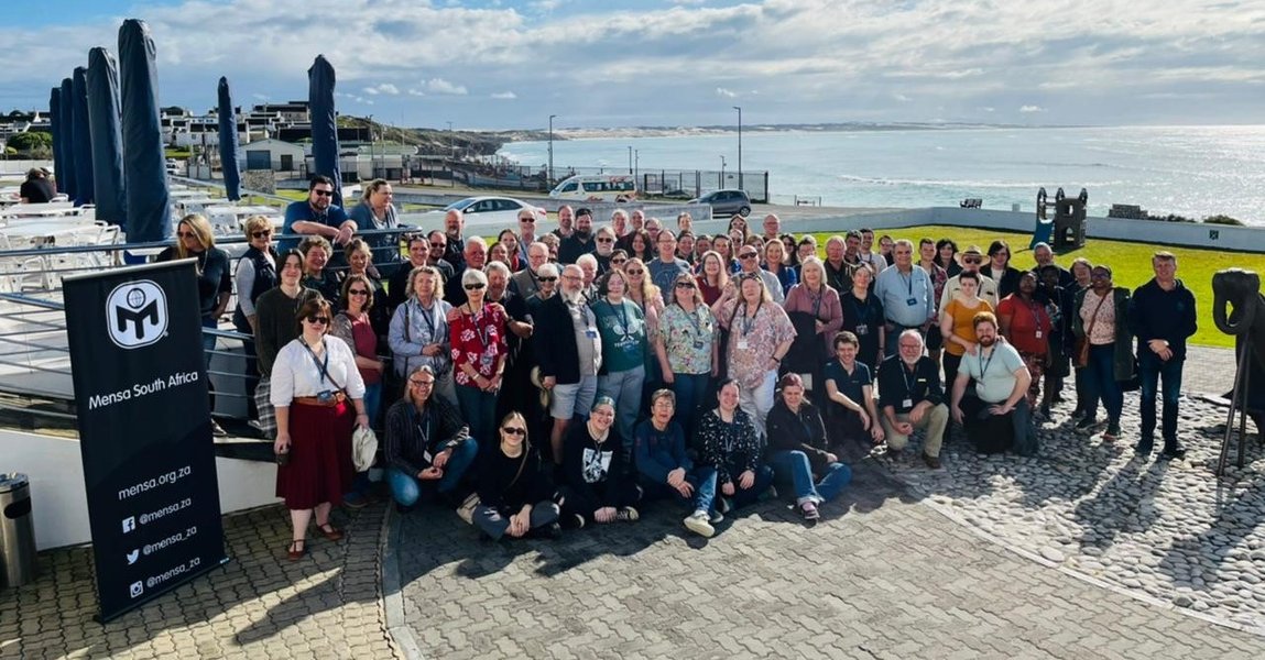 Group photo of Mensa members