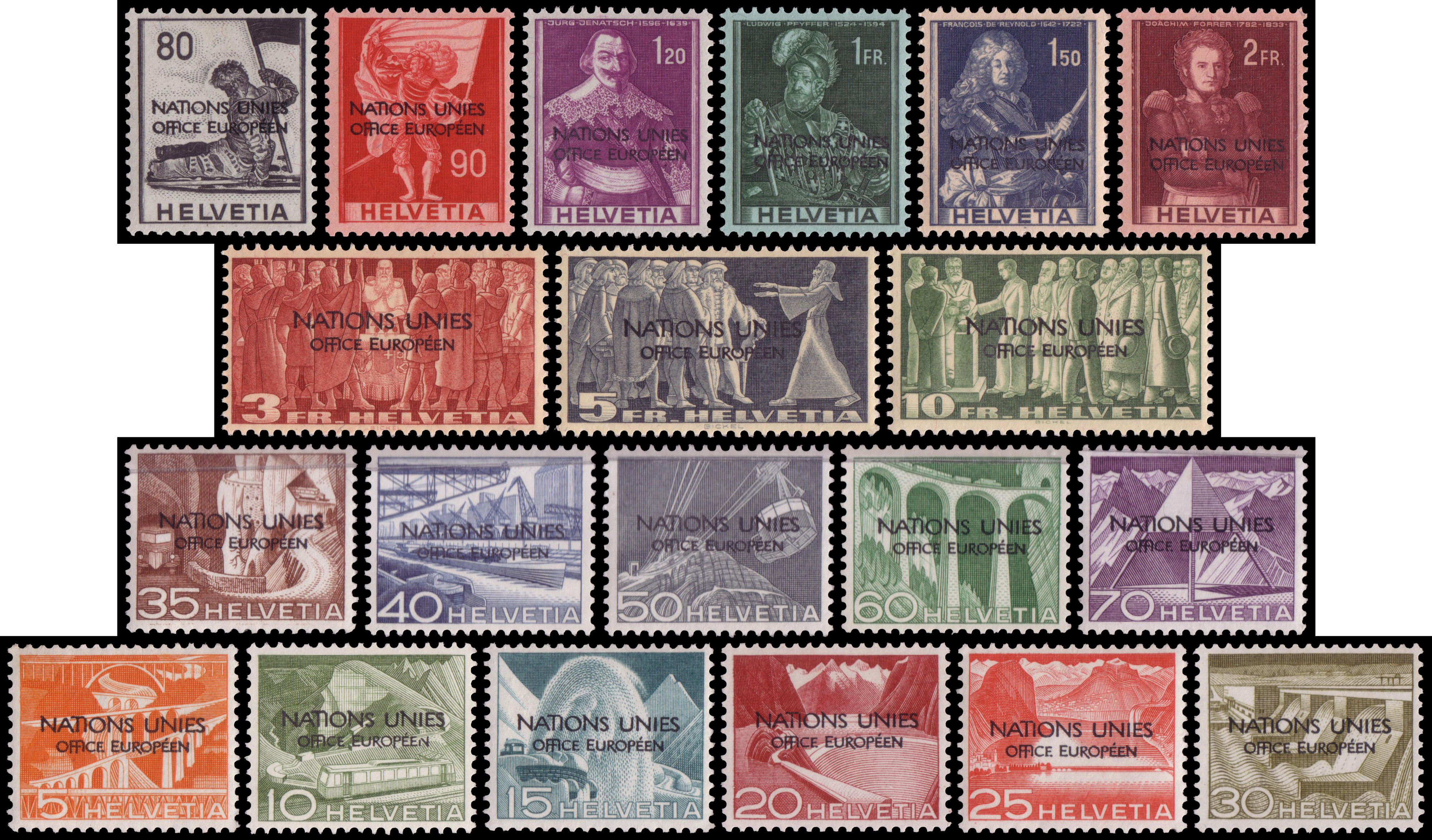 vintage stamps auction room