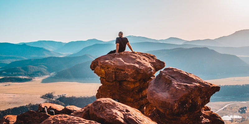therapy session with natural scenery and symbolic imagery