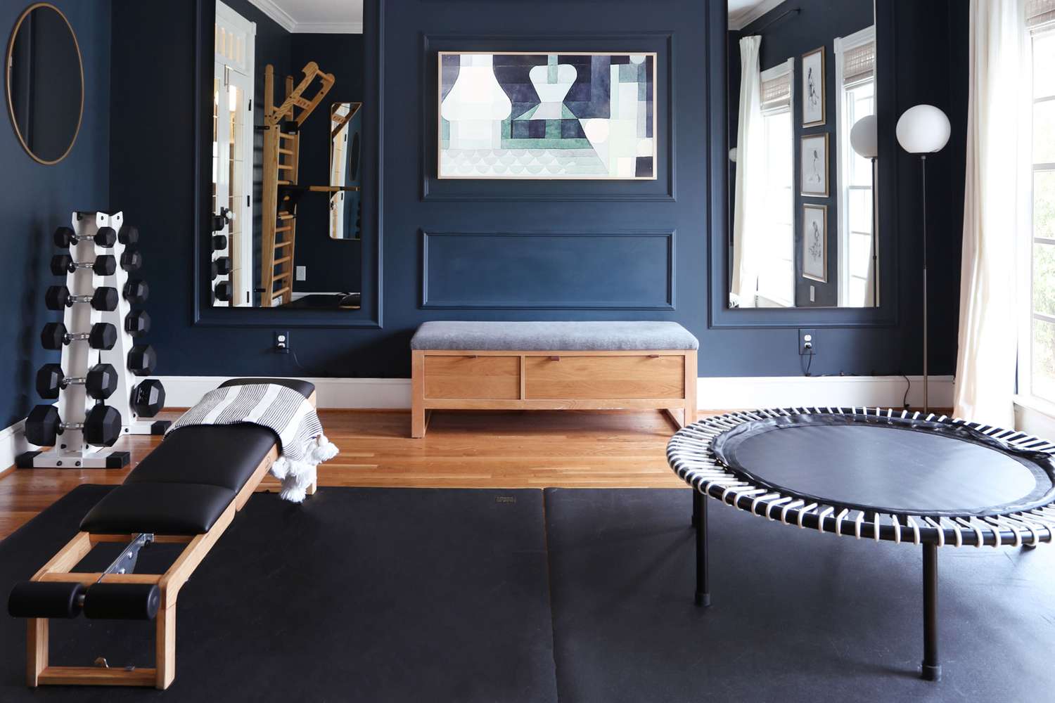 modern home gym equipment and accessories