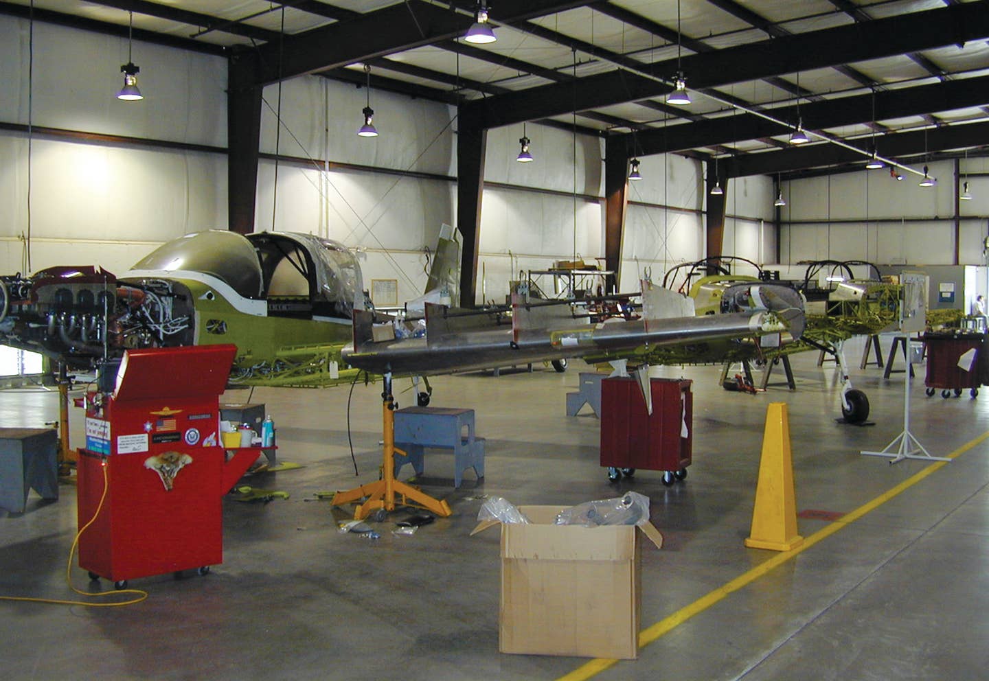 aircraft certification manager inside hangar airbus