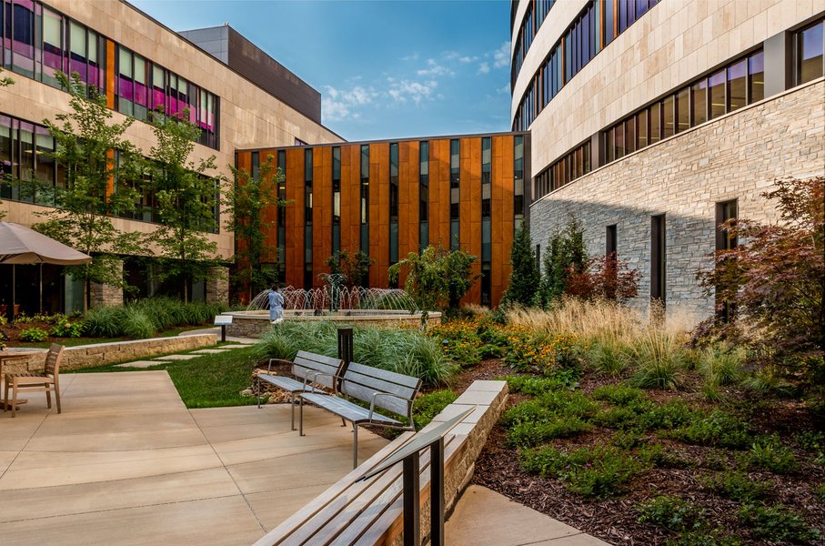 hospital exterior scenery