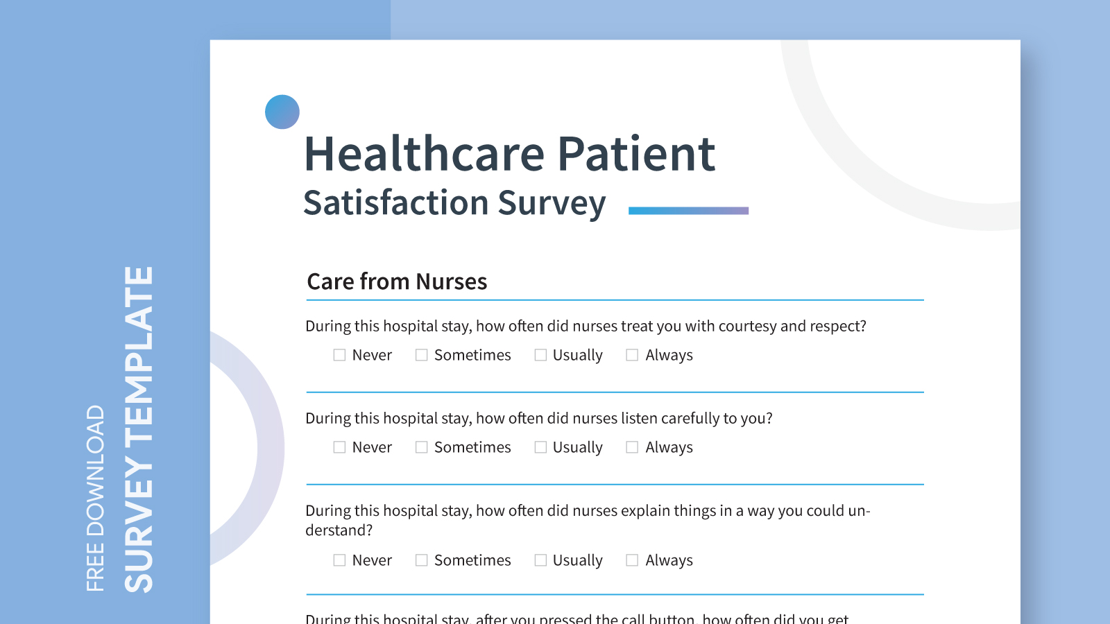 hospital survey certificate
