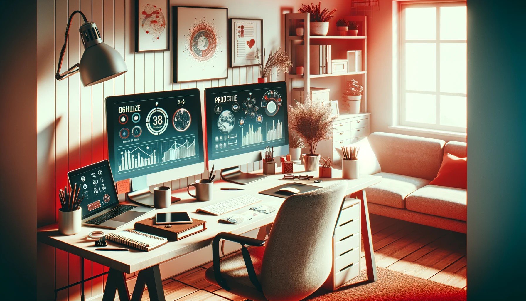 remote work tools and home office