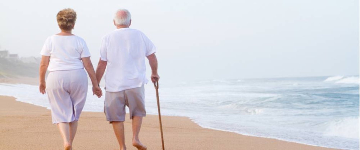 Seniors engaging in healthy activities