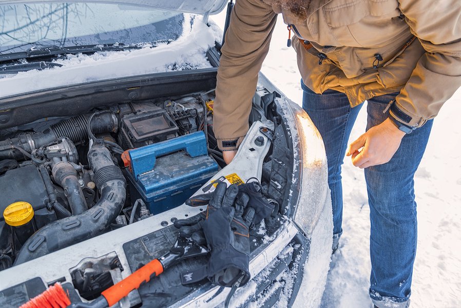 Proper tire inspection and maintenance are crucial for safe winter driving.