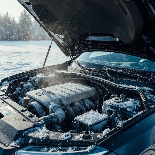 Engine components rely on proper fluid levels and quality for optimal cold-weather function.