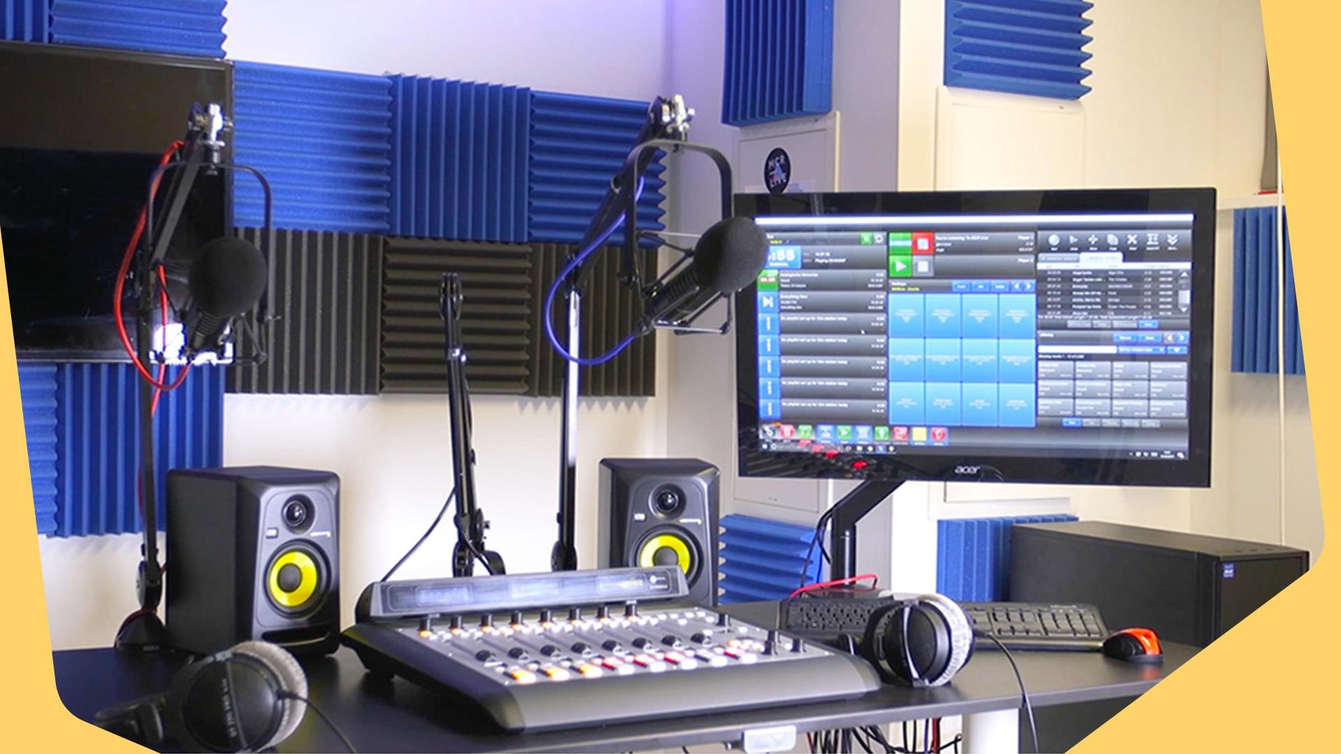 radio studio equipment