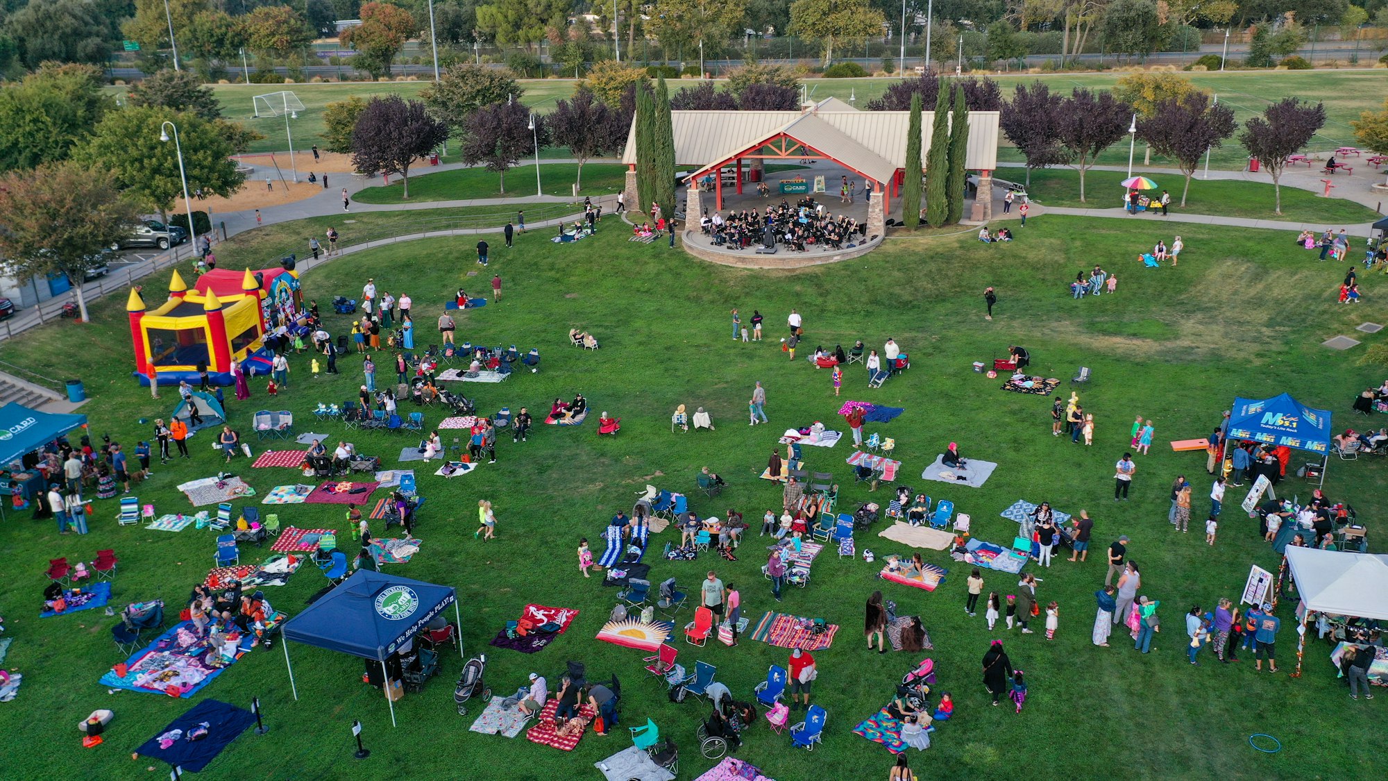 scenic beauty of community gathering