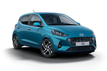 Hyundai i10 car showroom