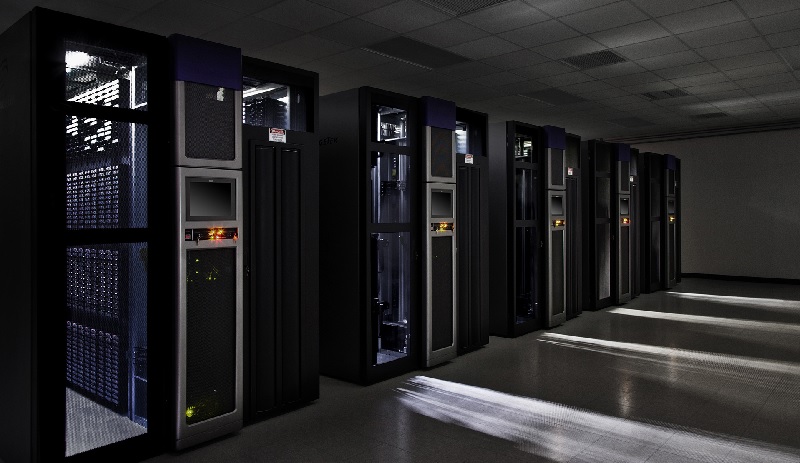 modern technology server room