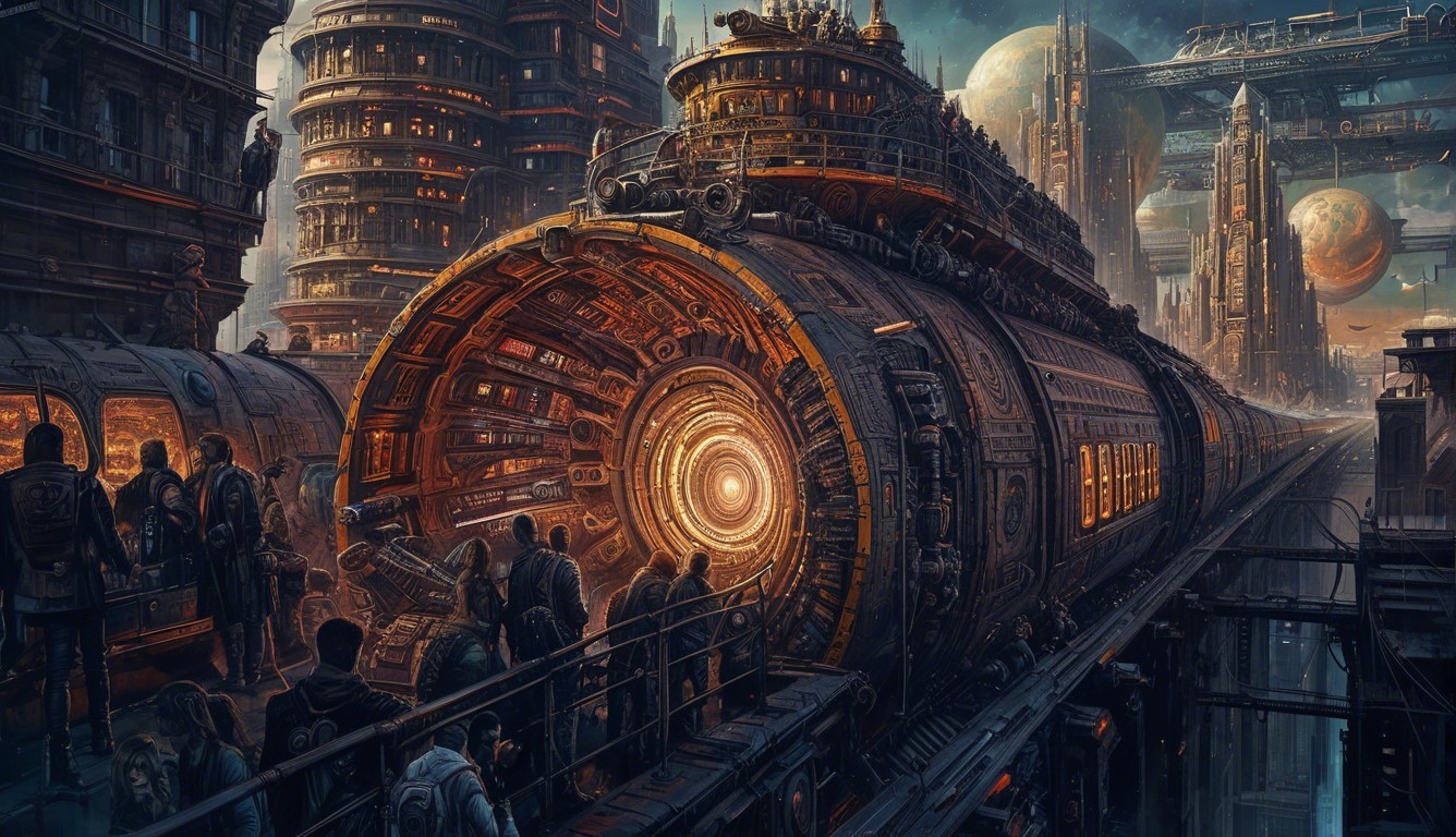 modern technology urban landscape