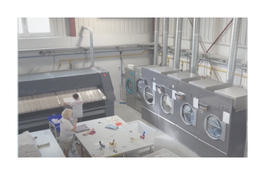 industrial laundry facility in Ibiza