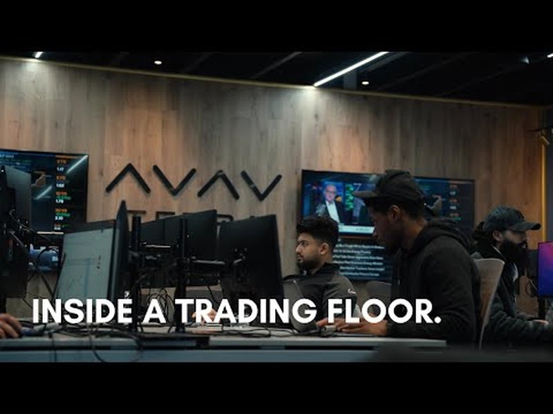 stock market trading floor