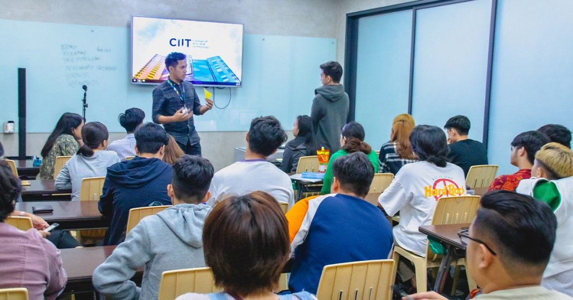 ICT students work immersion classroom industrial