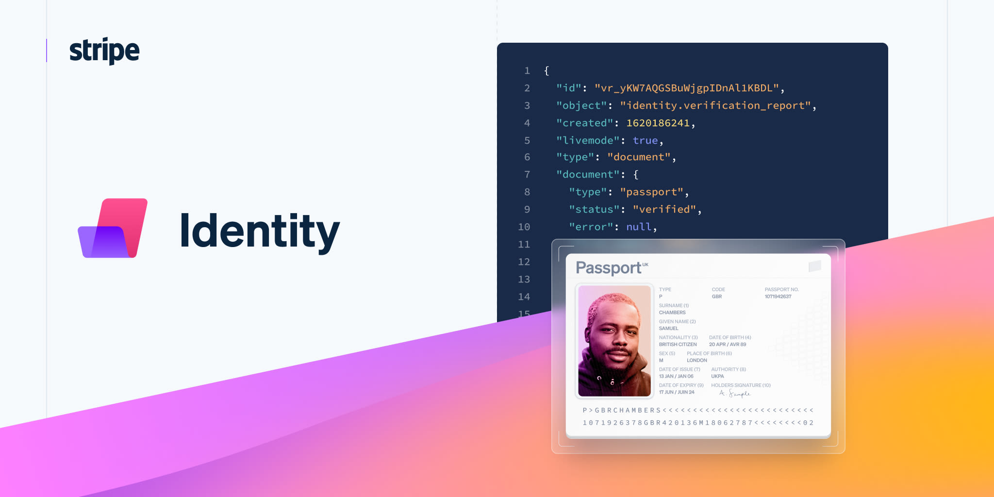 stripe dashboard identity documents