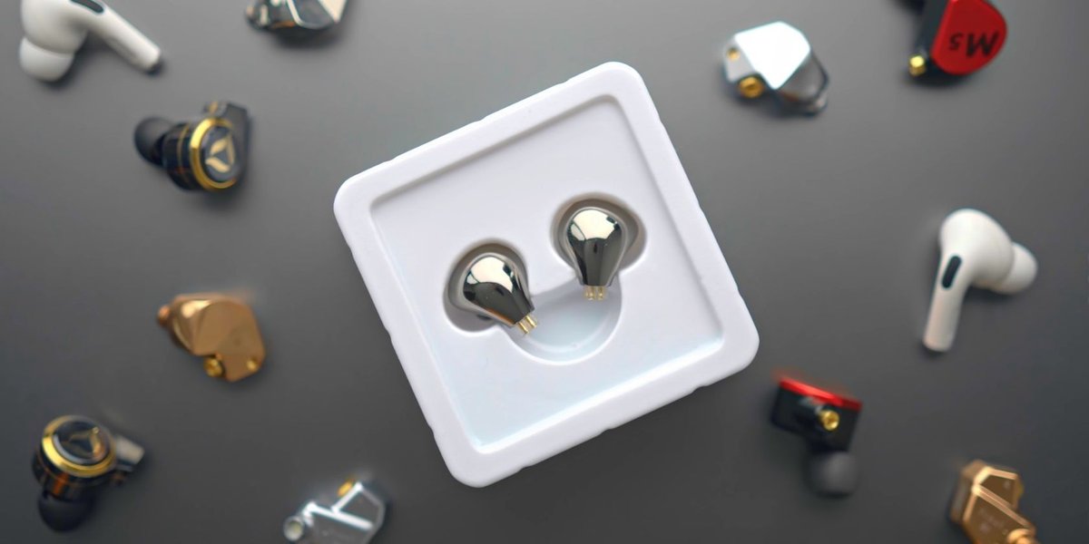 in ear monitors on table