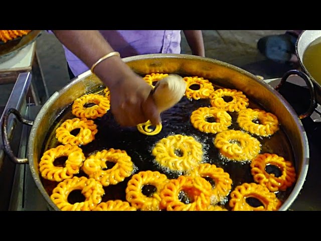 frying imarti sweet