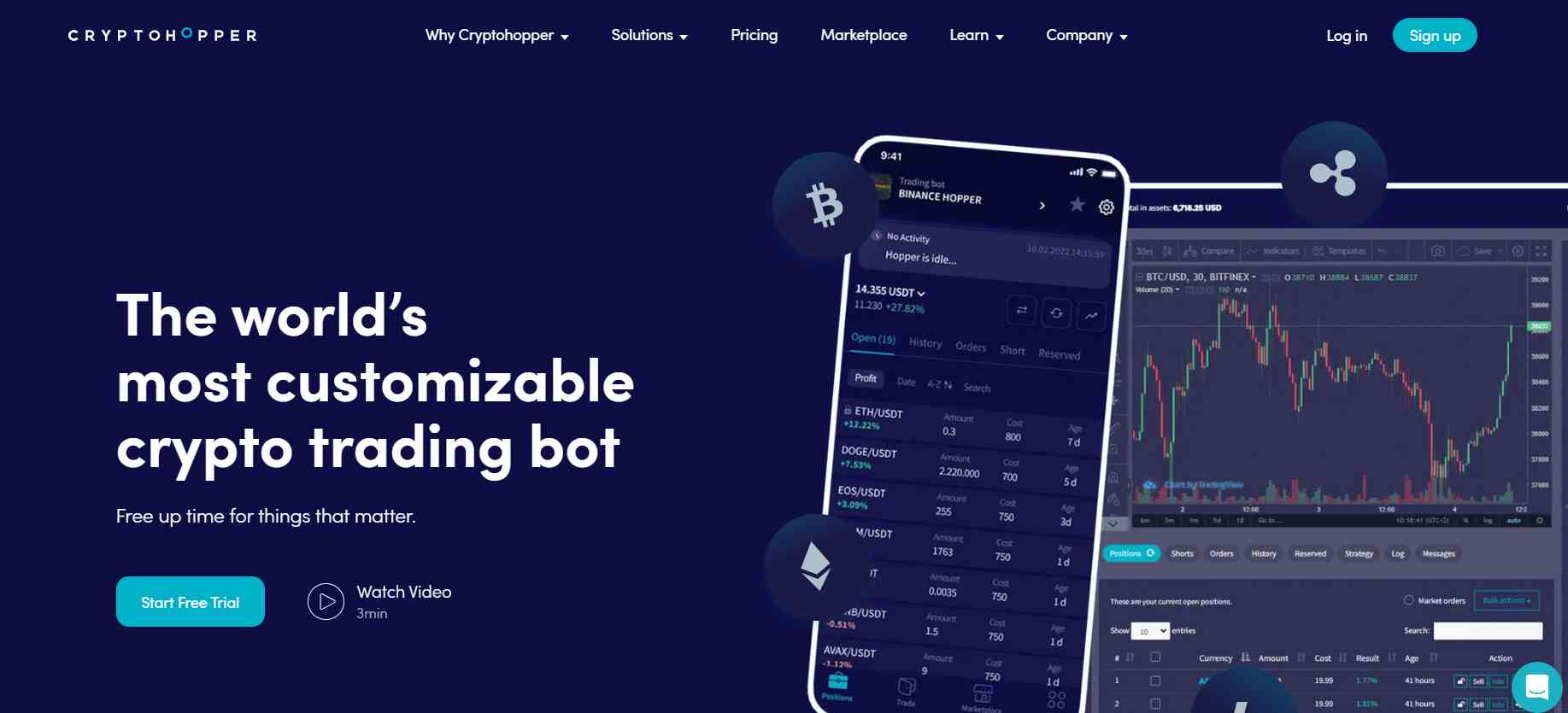 cryptocurrency trading technology interface