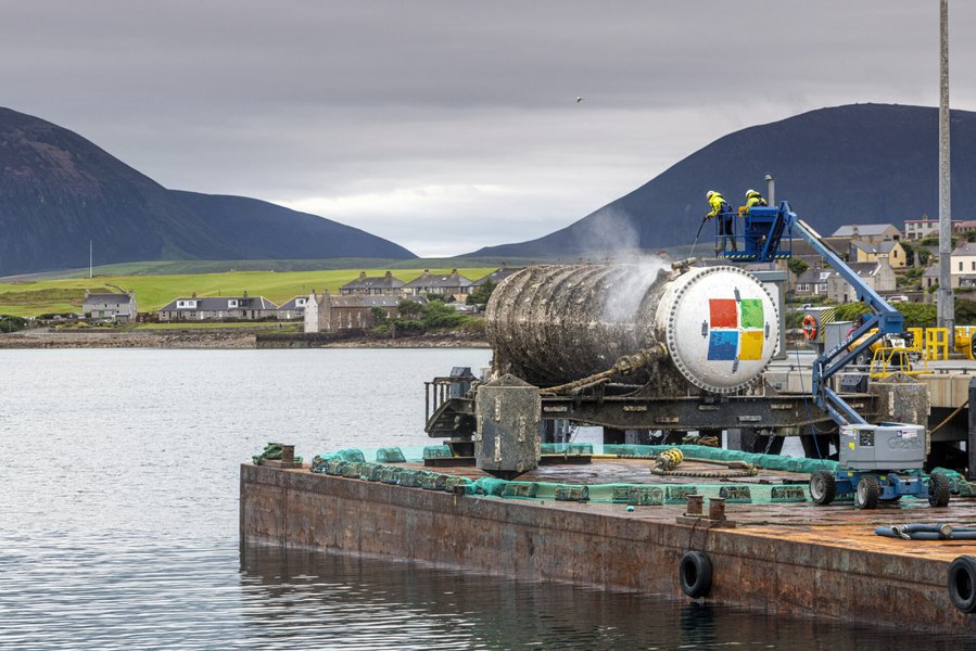 Centre de données sous-marin du projet Natick de Microsoft
