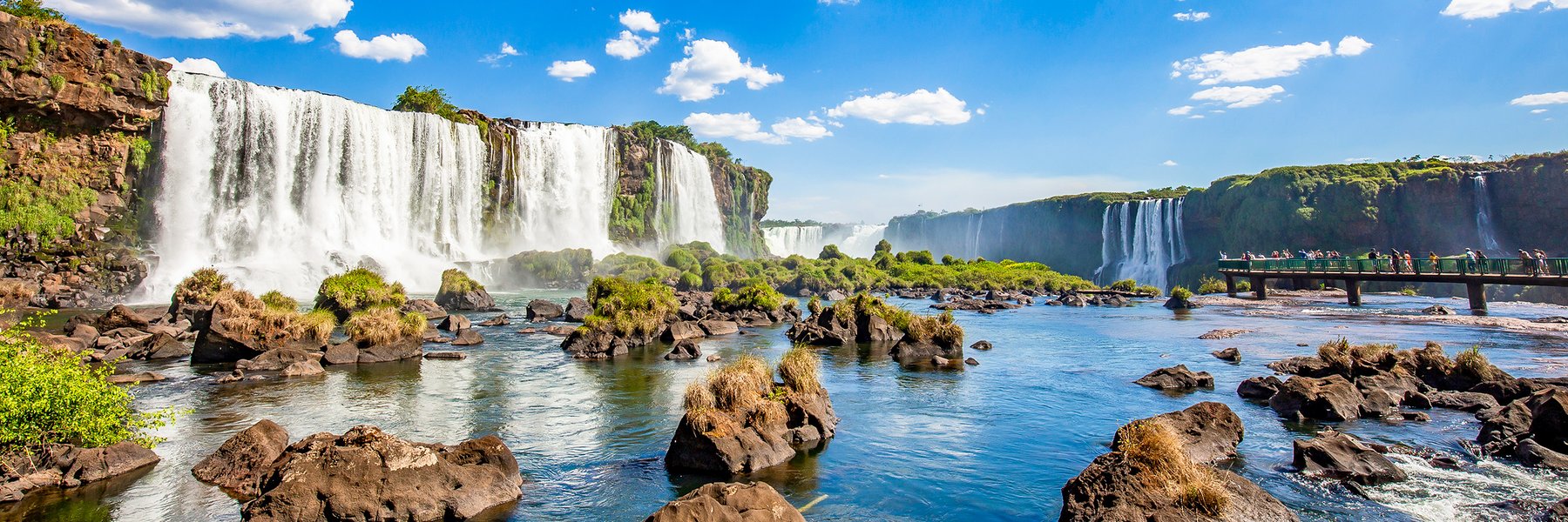 Iguazu Falls panoramic view