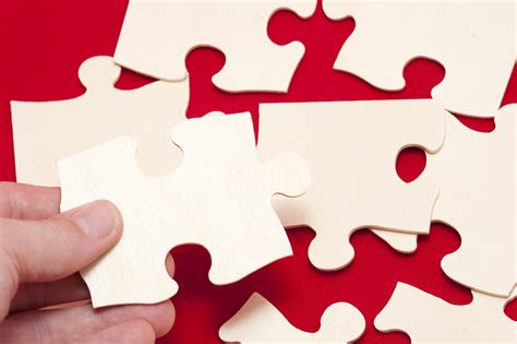 person solving puzzle