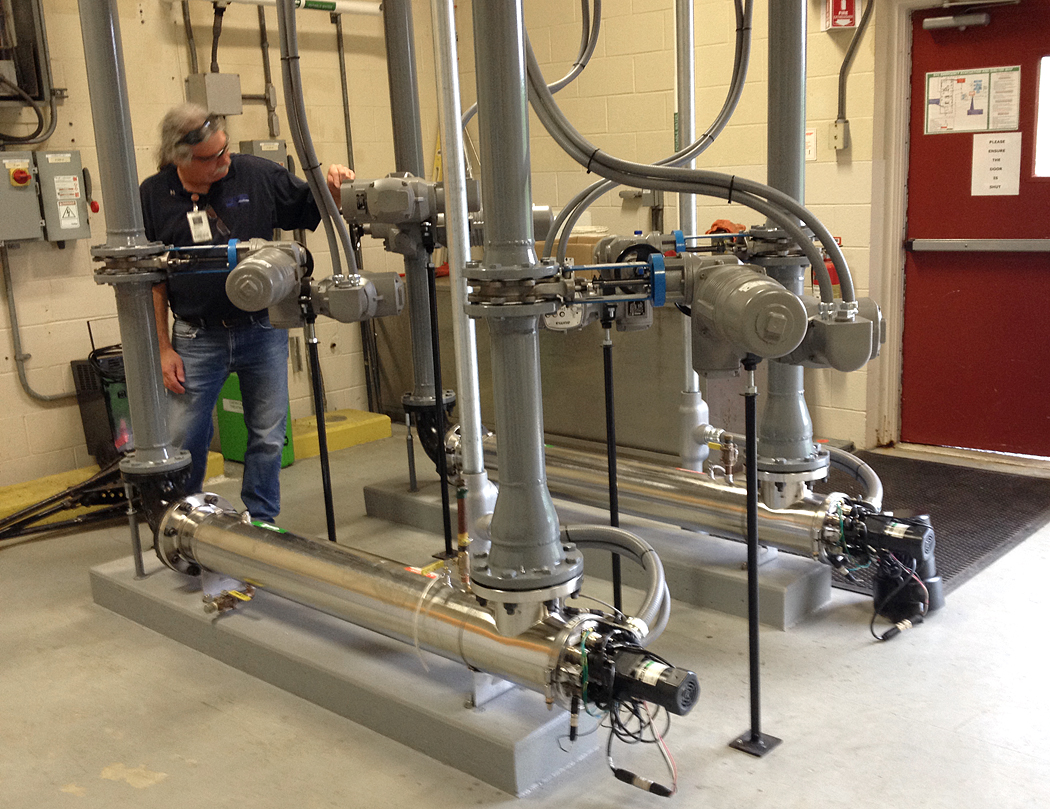 industrial machinery and water treatment facility