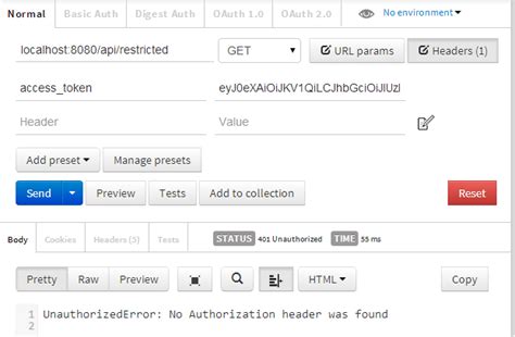 express - Sending JWT token in the headers with Postman - Stack Overflow