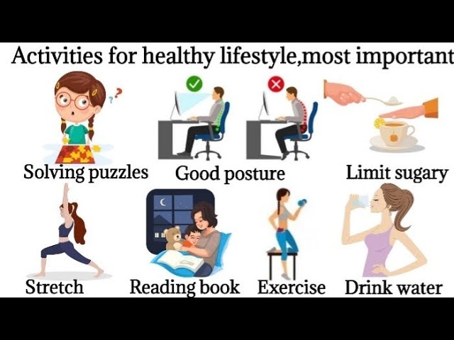 healthy lifestyle activities