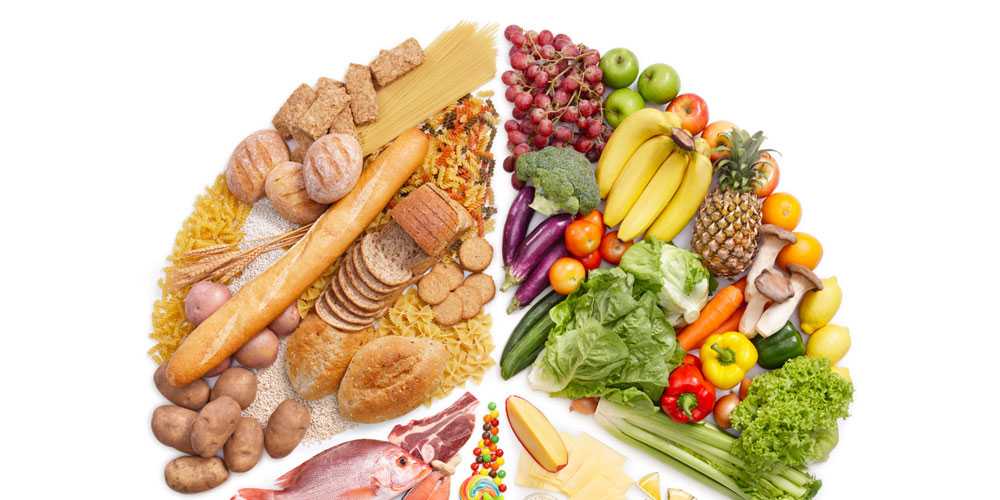 healthy diet and active lifestyle