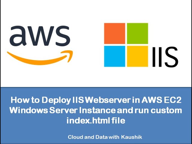 windows server ec2 instance cloud deployment