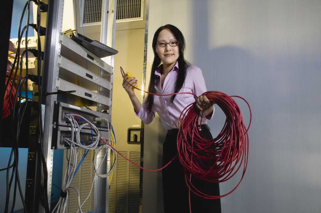 server room digital publishing equipment