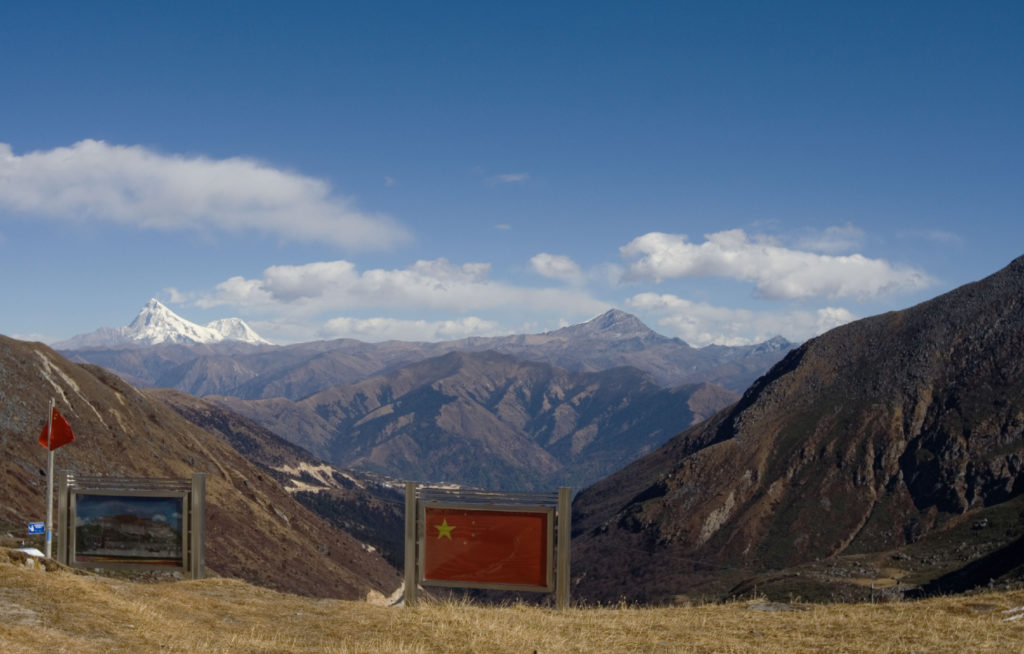 india china border mountains