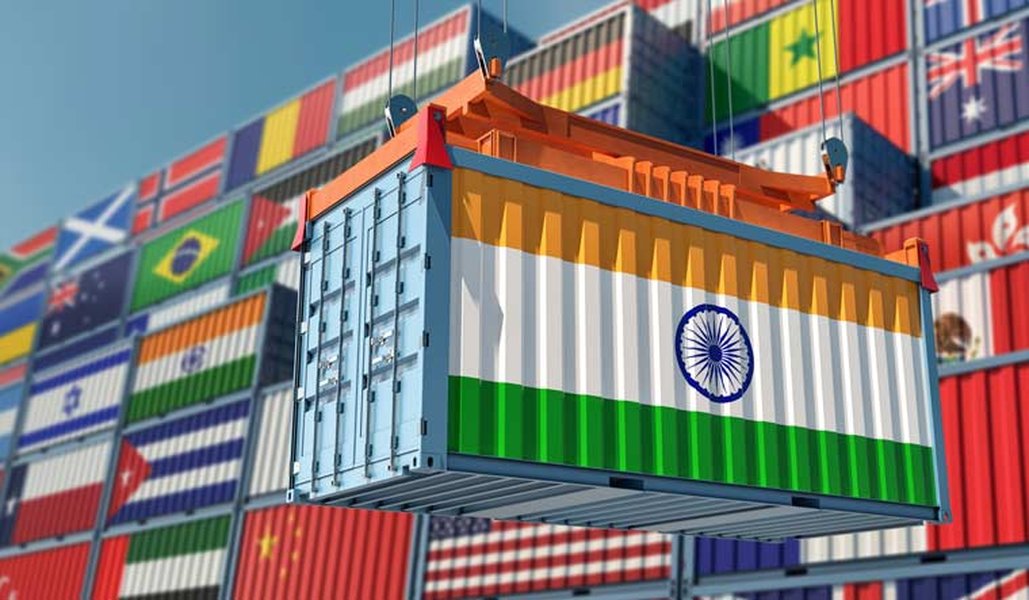 Cargo ships symbolizing international trade