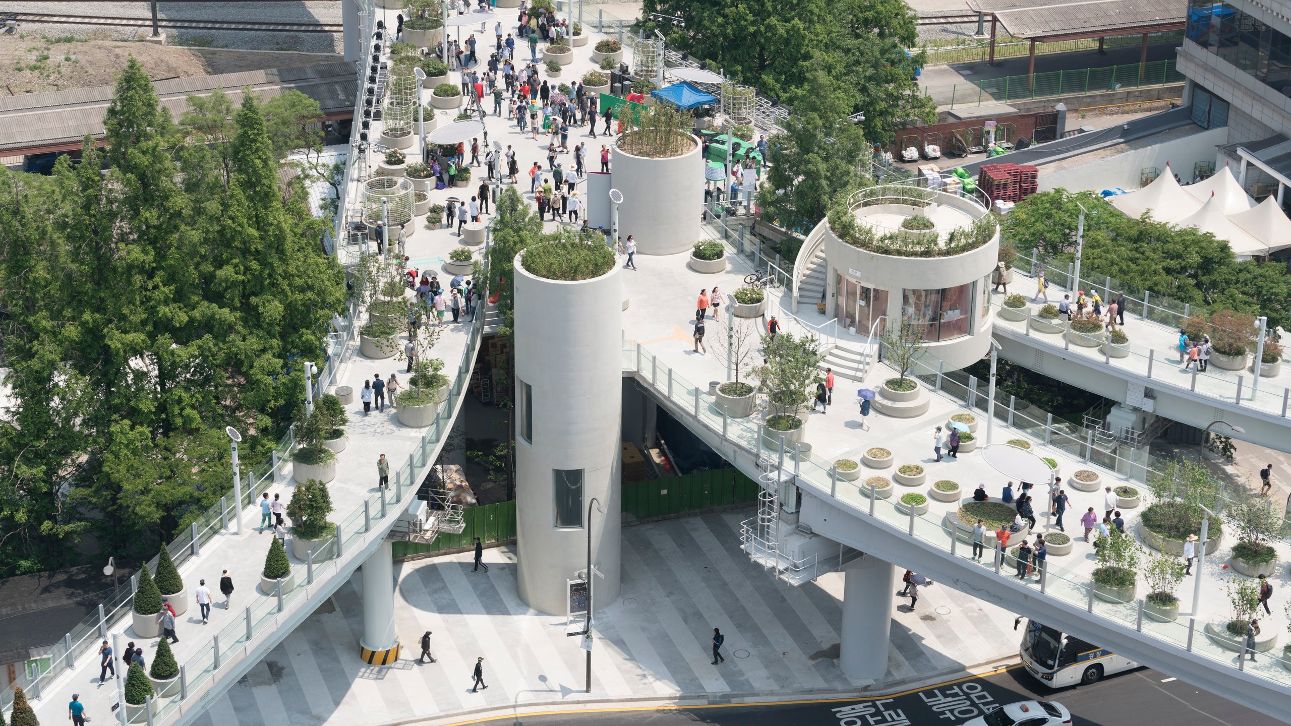 scenic landscapes of urban infrastructure