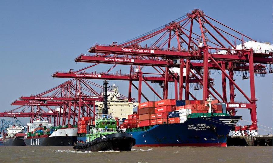 indian shipyards port container