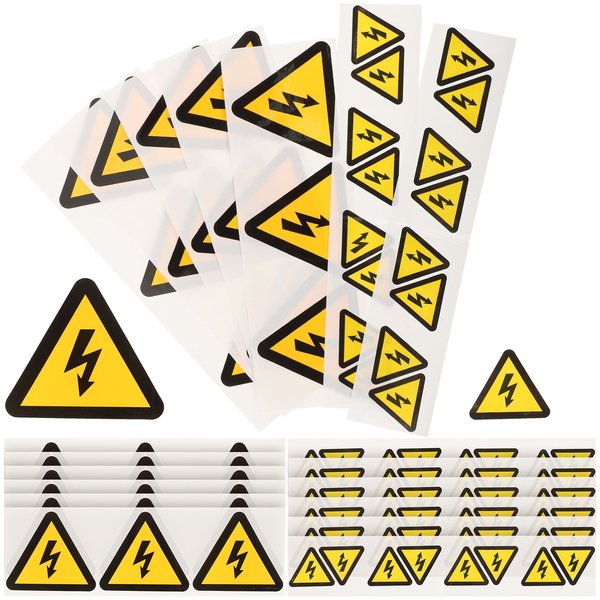 High voltage warning sticker