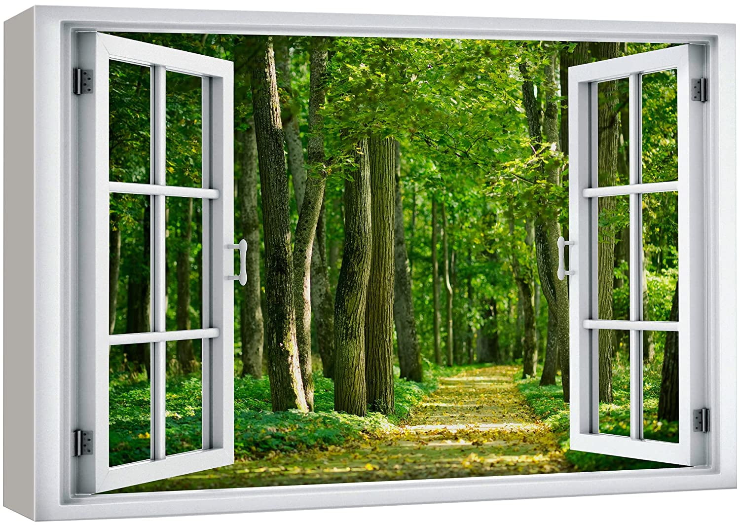 scenic nature paths and artistic display