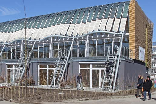 housing infrastructure building facade