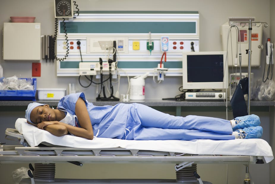 hospital nurse support and sleep environment