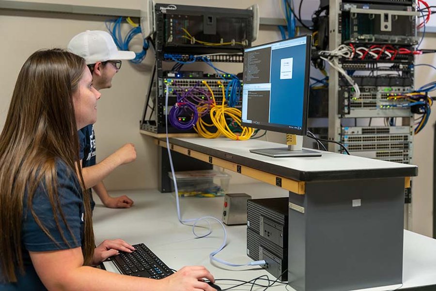 cybersecurity lab computers
