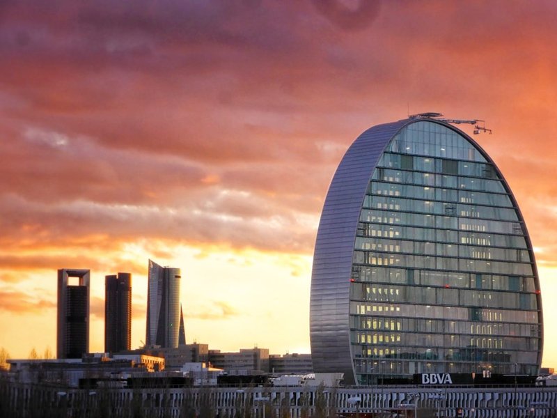 Madrid skyline technology office