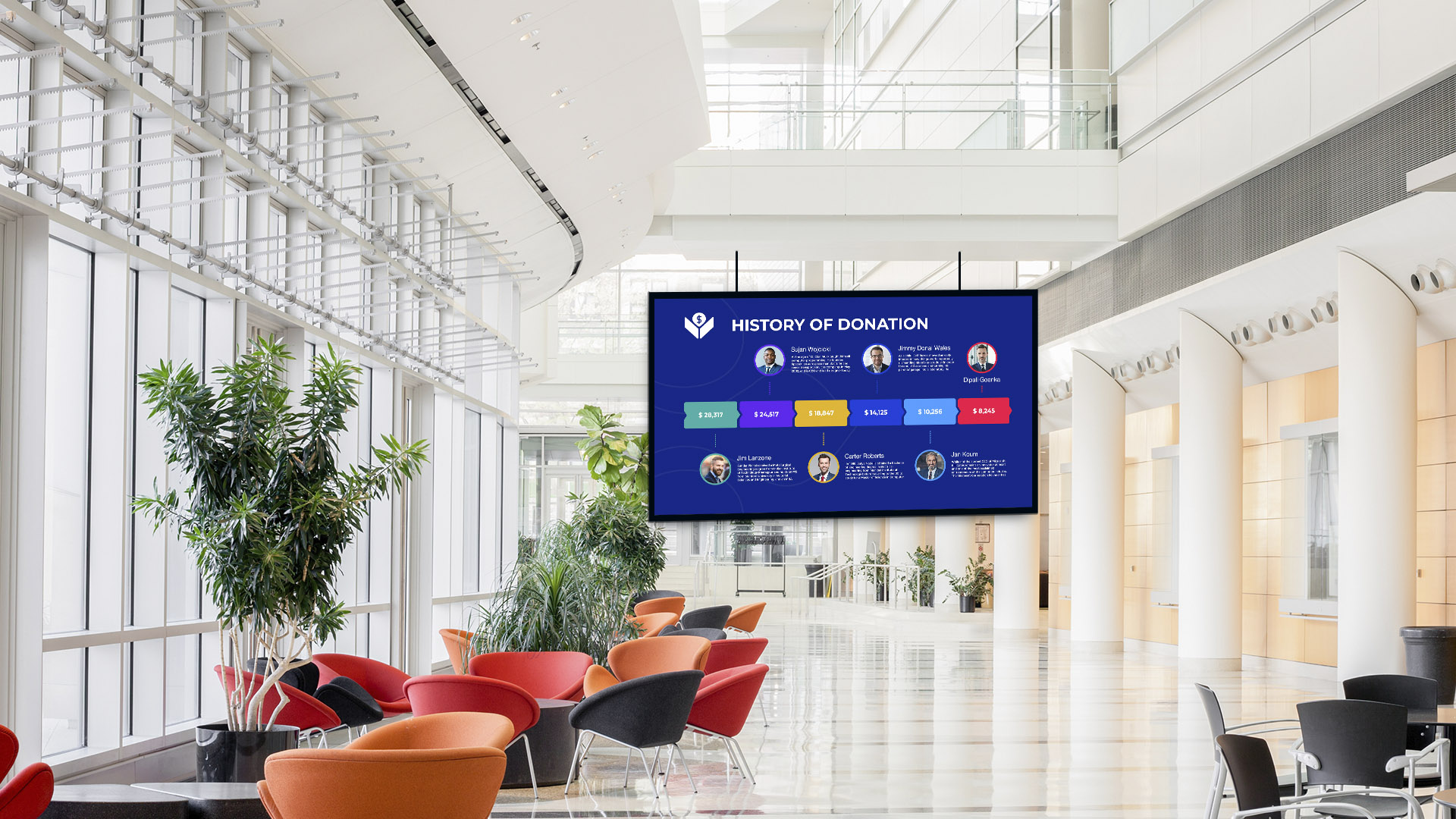 government building digital communication