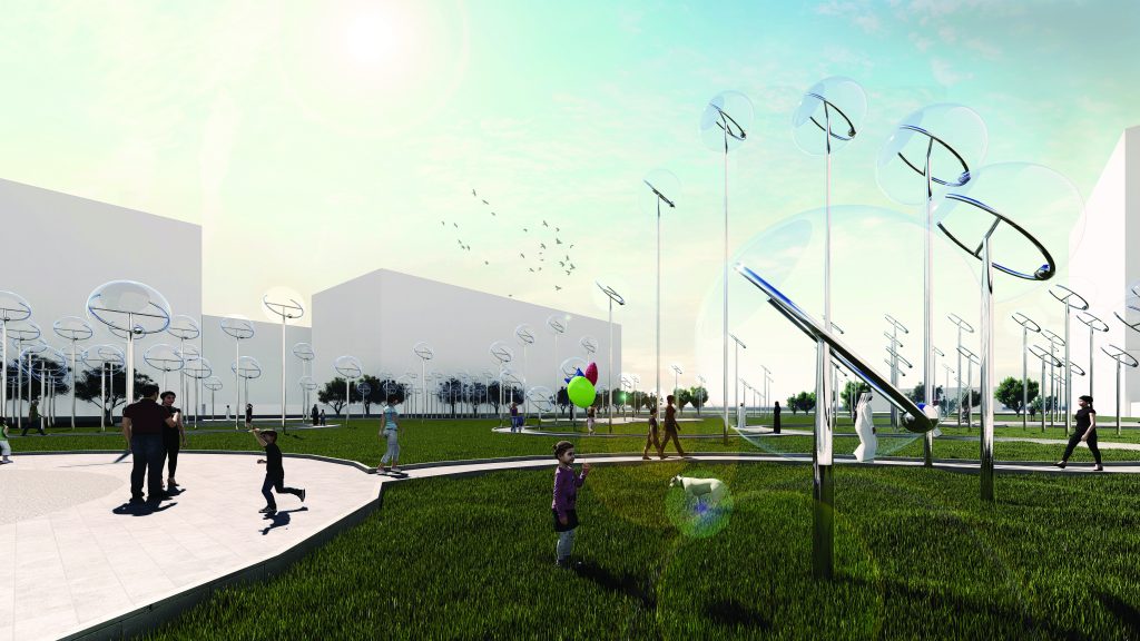 renewable energy installations urban landscape