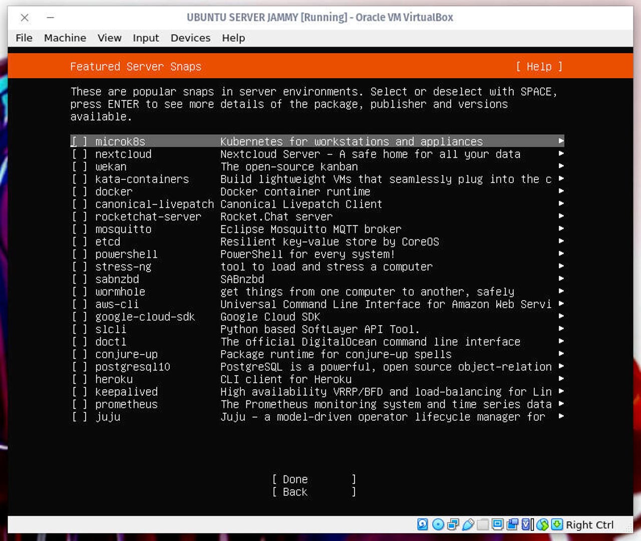 ubuntu server setup